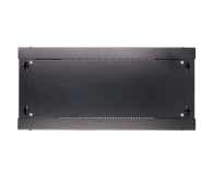 Extralink Szafka wisząca rack 4U 600x450 czarna szklane drzwi EX.2886 - 484910 - zdjęcie 11